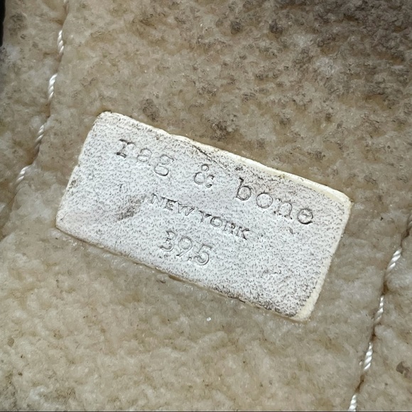 Rag & Bone Honeycomb Milo Perforated Black Leather Oxford 39.5 - Picture 11 of 17